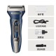 Kaiwei razor shaving knife electric rechargeable men's beard shaver nose hair trimmer multifunction
